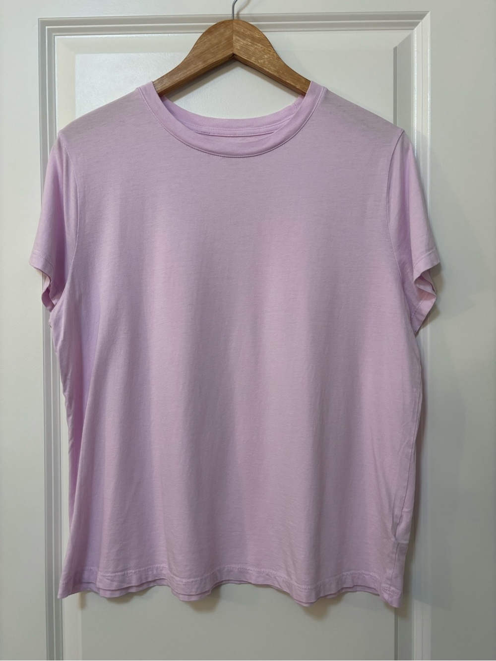 A New Day Light Pink Crew Neck Short-Sleeve Tee Shirt, Size XXL